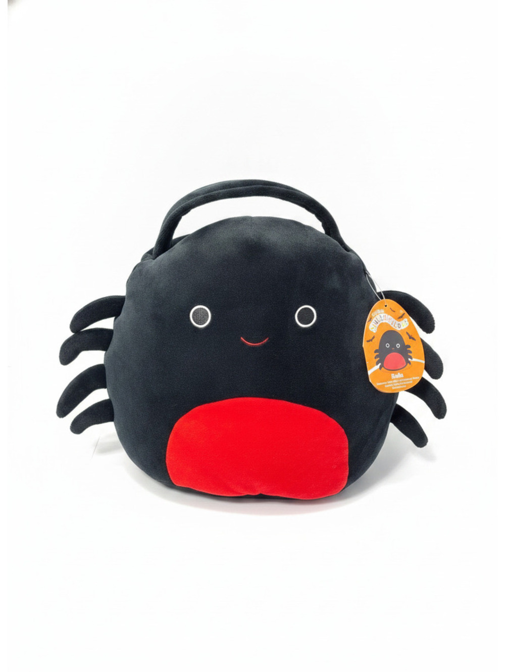 Original Squishmallows Bella Halloween Spider Plush Tote Bag Soft Stuffed Handle
